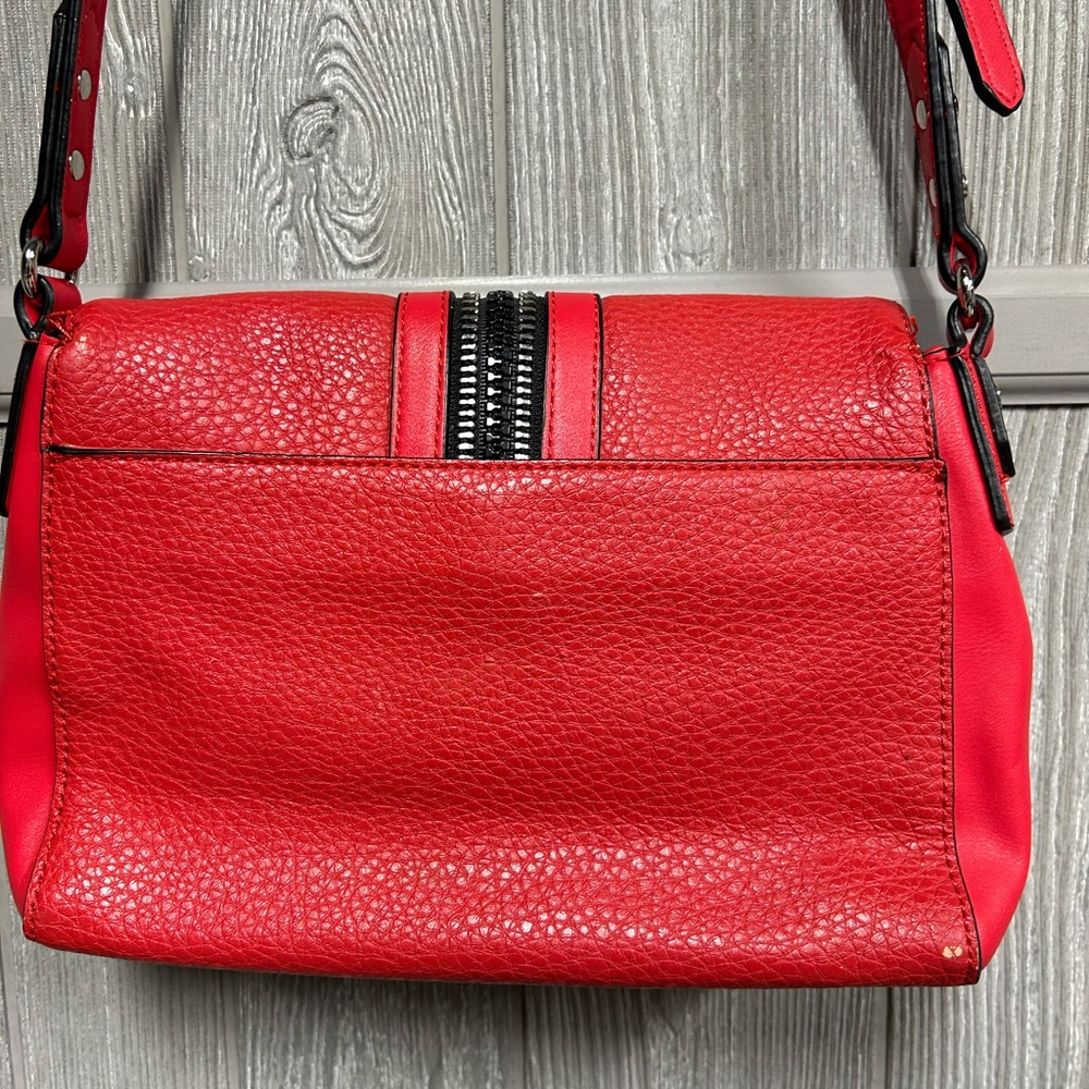 Nine West Red Crossbody Bag Good Usable Condition - Picture 6 of 17